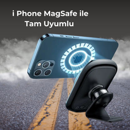 Mcdodo CH-7071 MagSafe Uyumlu 15W Manyetik Kablosuz Araç İçi Telefon Tutucu