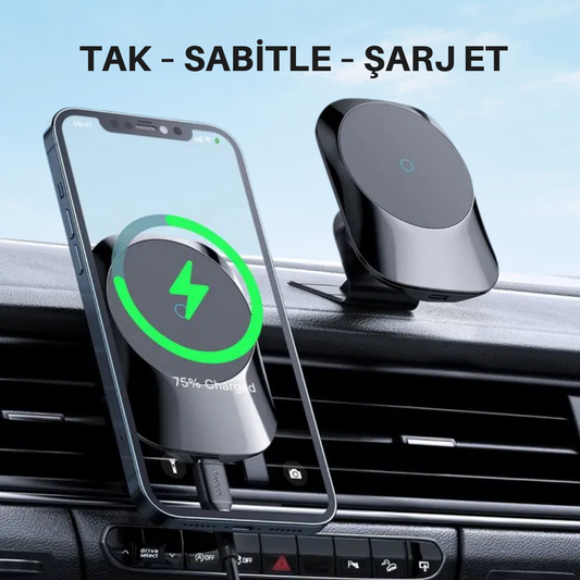 Mcdodo CH-7071 MagSafe Uyumlu 15W Manyetik Kablosuz Araç İçi Telefon Tutucu