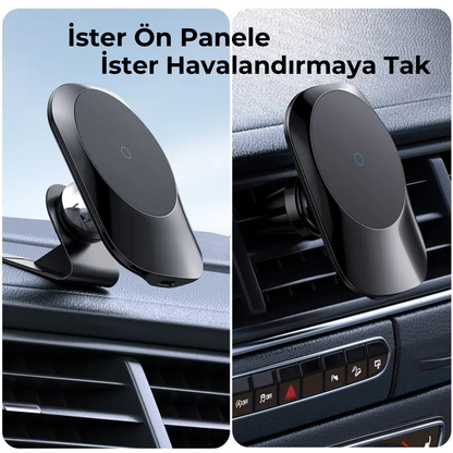 Mcdodo CH-7071 MagSafe Uyumlu 15W Manyetik Kablosuz Araç İçi Telefon Tutucu